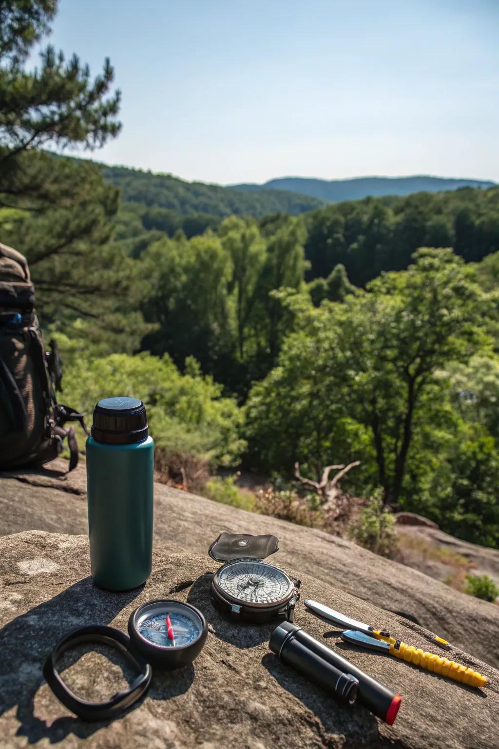 An outdoor adventure kit is ideal for the dad who loves exploring nature.