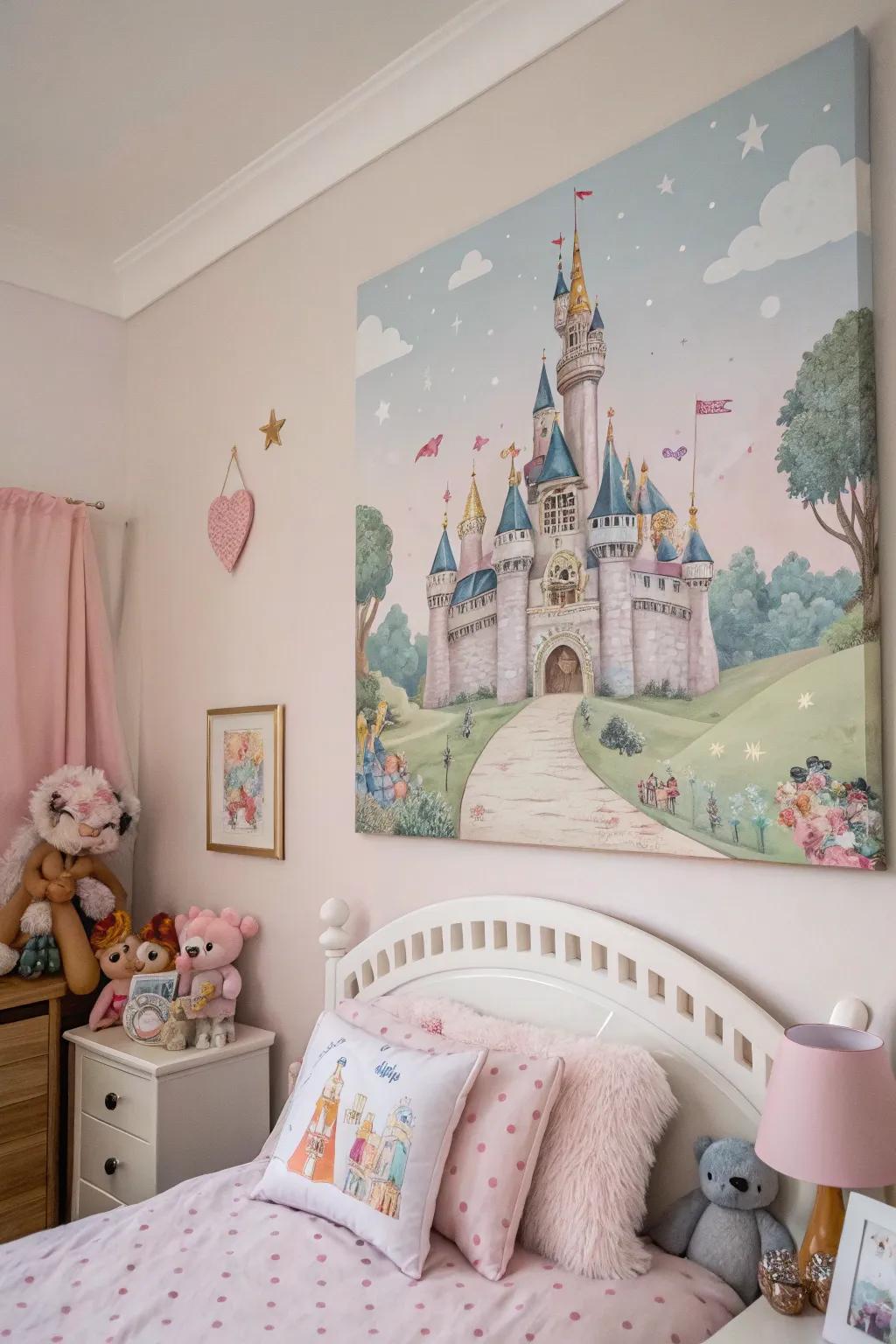 Fairytale castles add magic and whimsy.