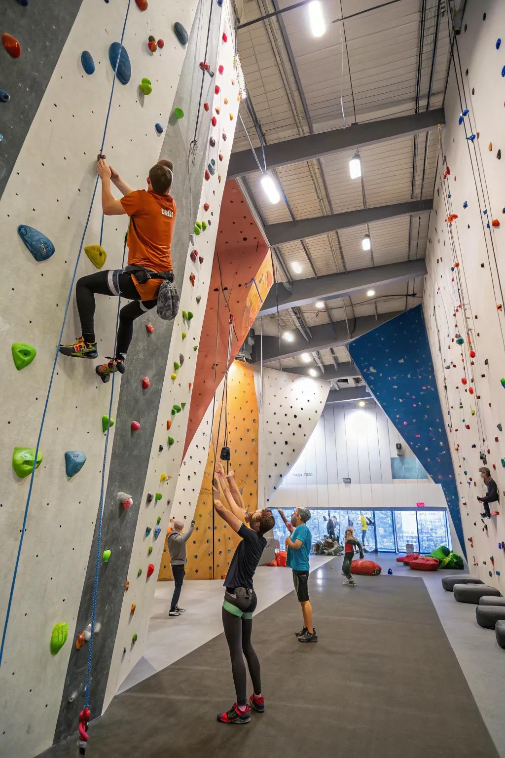 Challenge yourself and reach new heights with rock climbing.