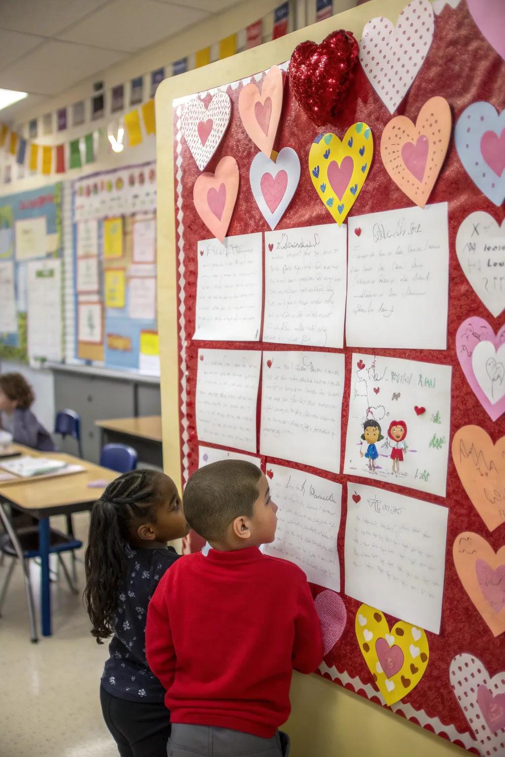 Foster creativity and expression with a poetry-themed bulletin board.