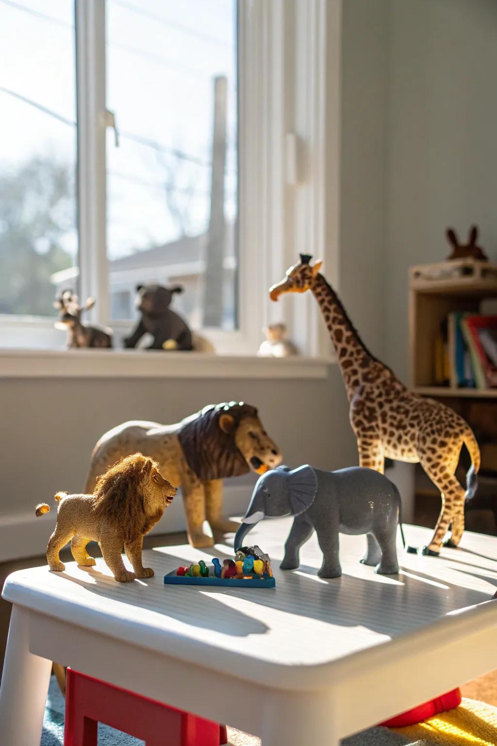 Animal figurines for wild adventures