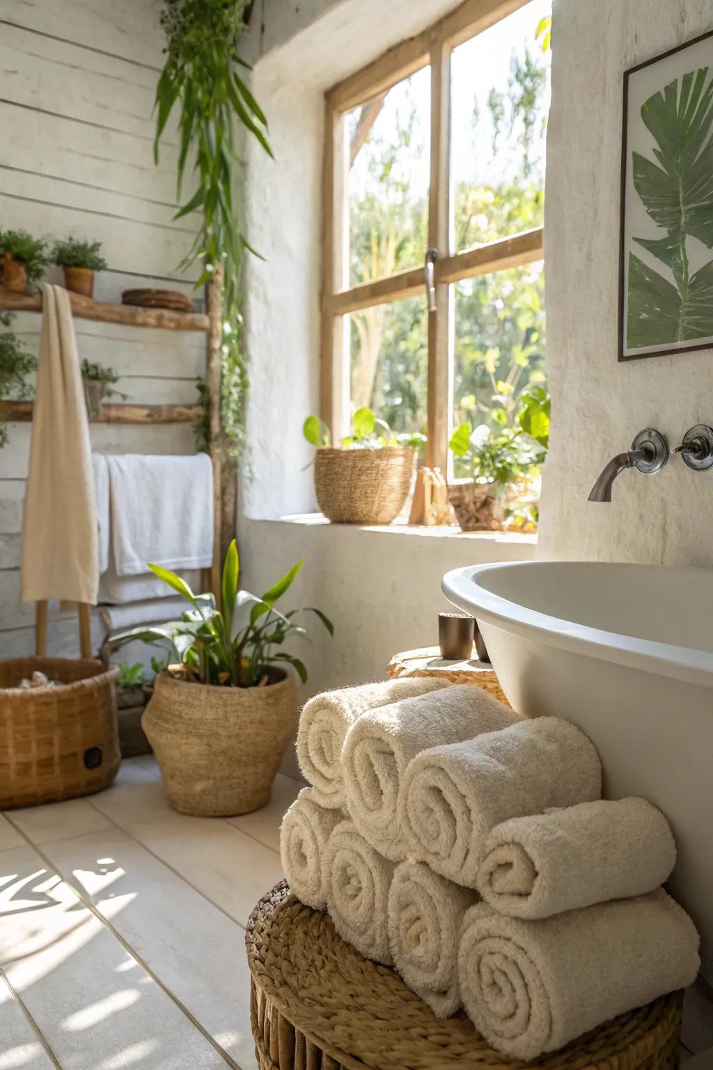 Eco-Friendly Rolls for a Sustainable and Stylish Bathroom