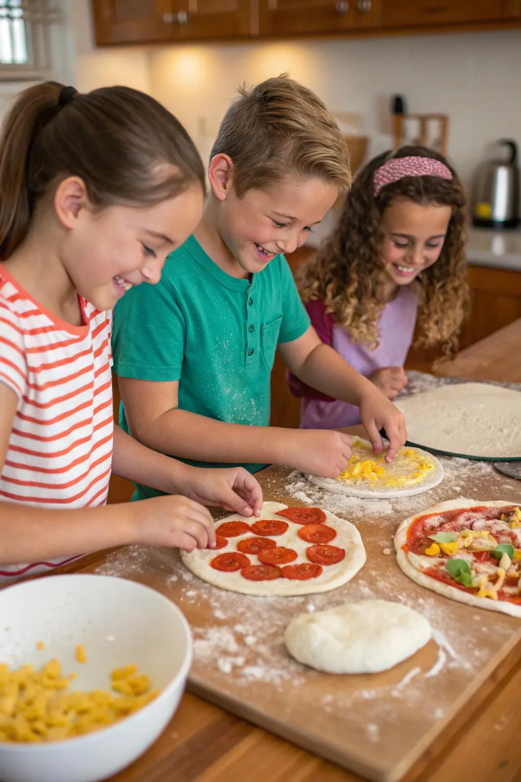 A fun DIY pizza party where kids become little chefs.