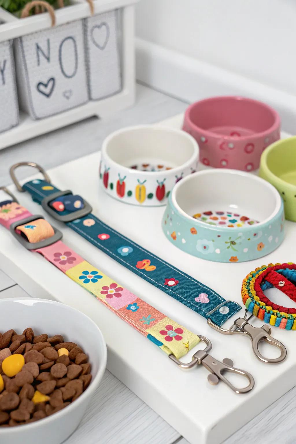 Spoil your pets with playful polymer clay accessories.