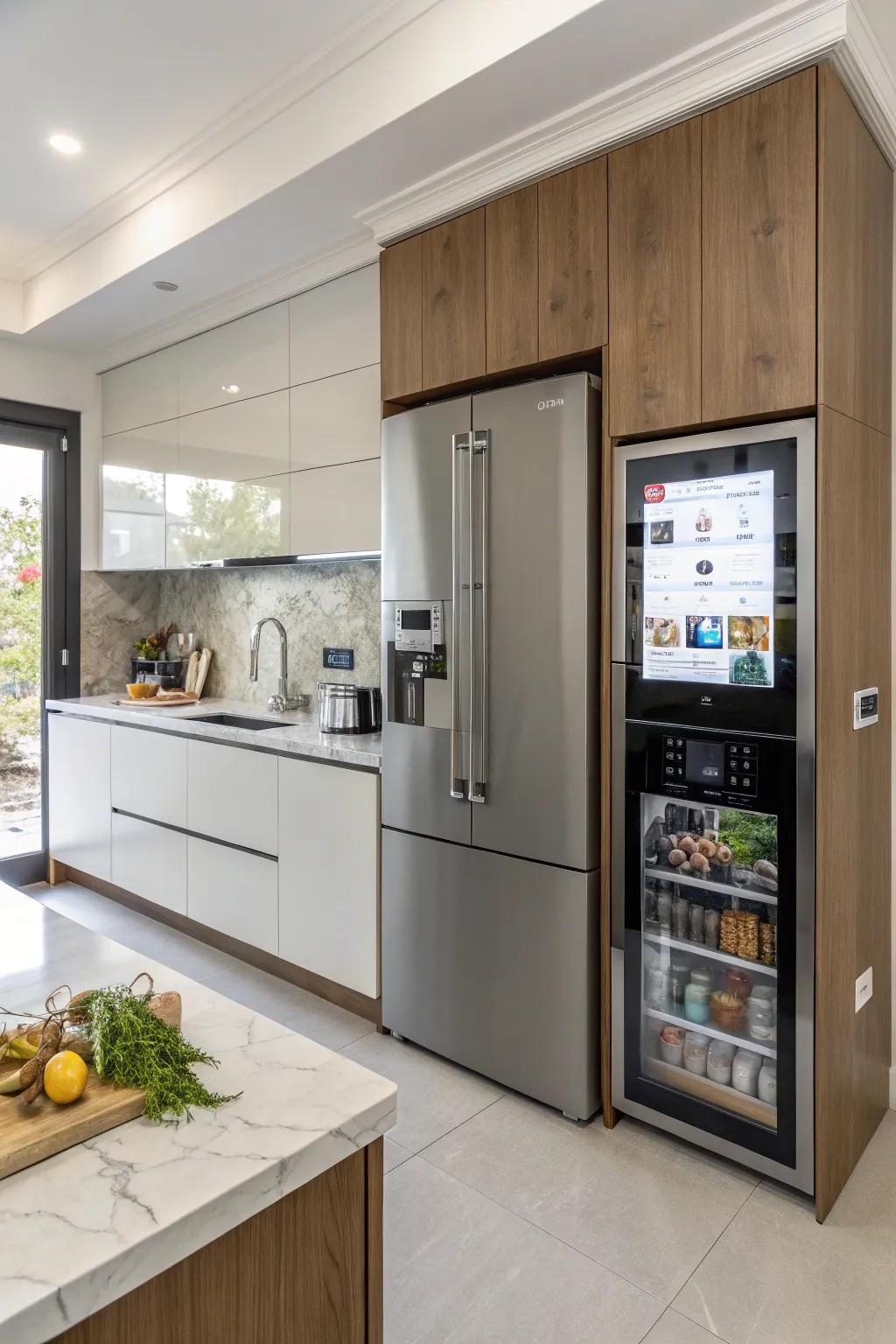 Smart features add a modern and tech-savvy edge to your kitchen.