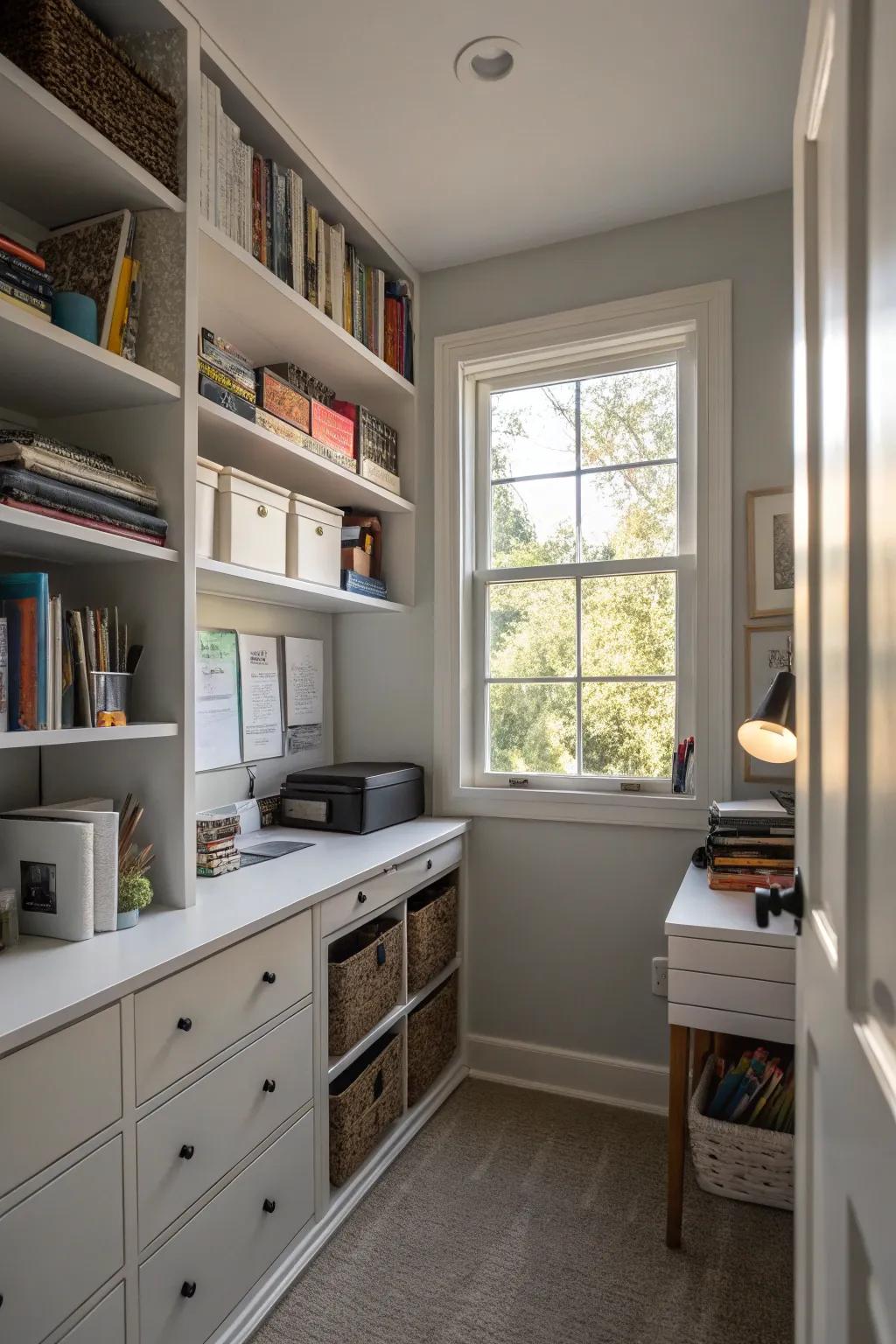 Natural light boosts both the mood and functionality of your workspace.