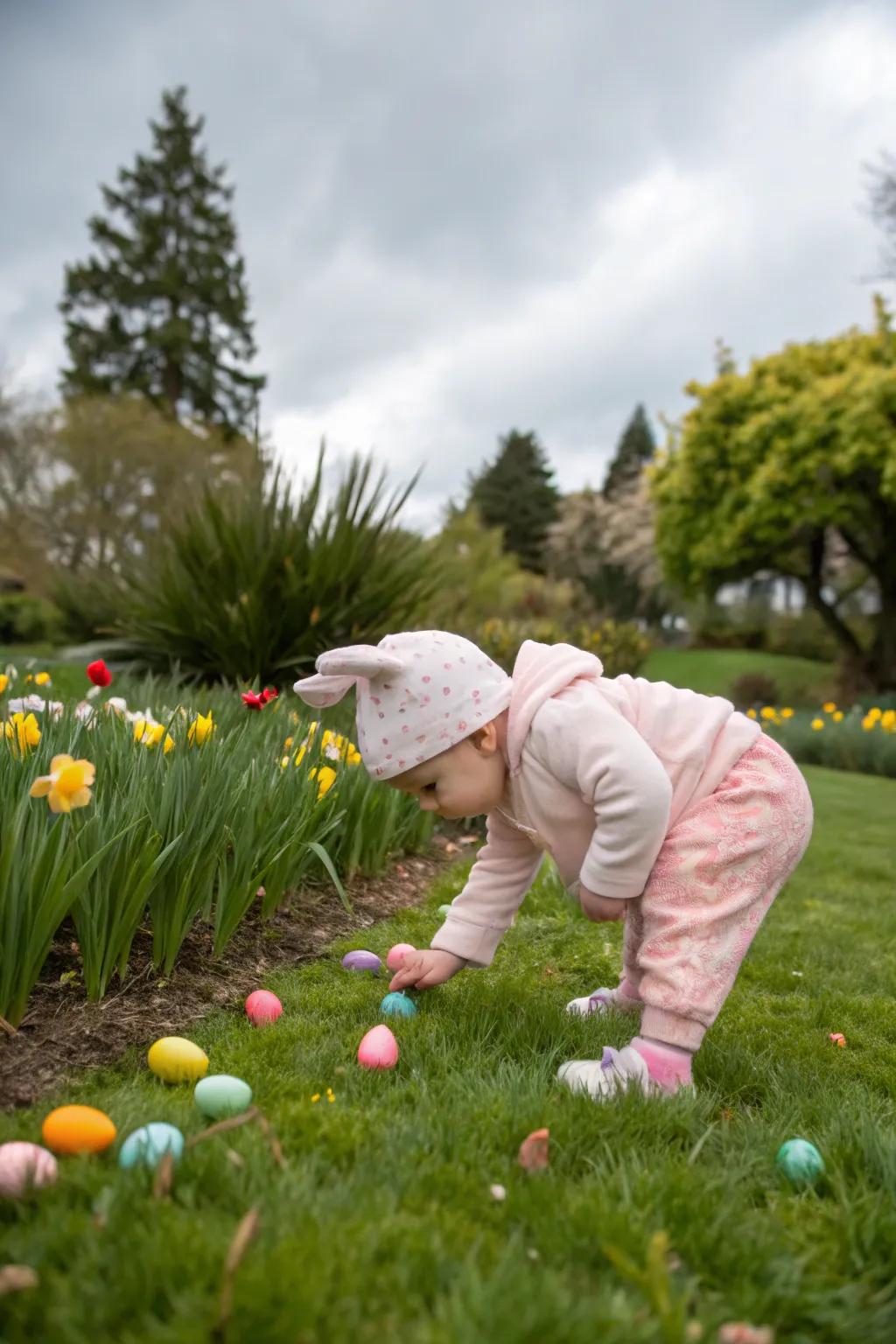 A vibrant twist on the traditional Easter egg hunt.