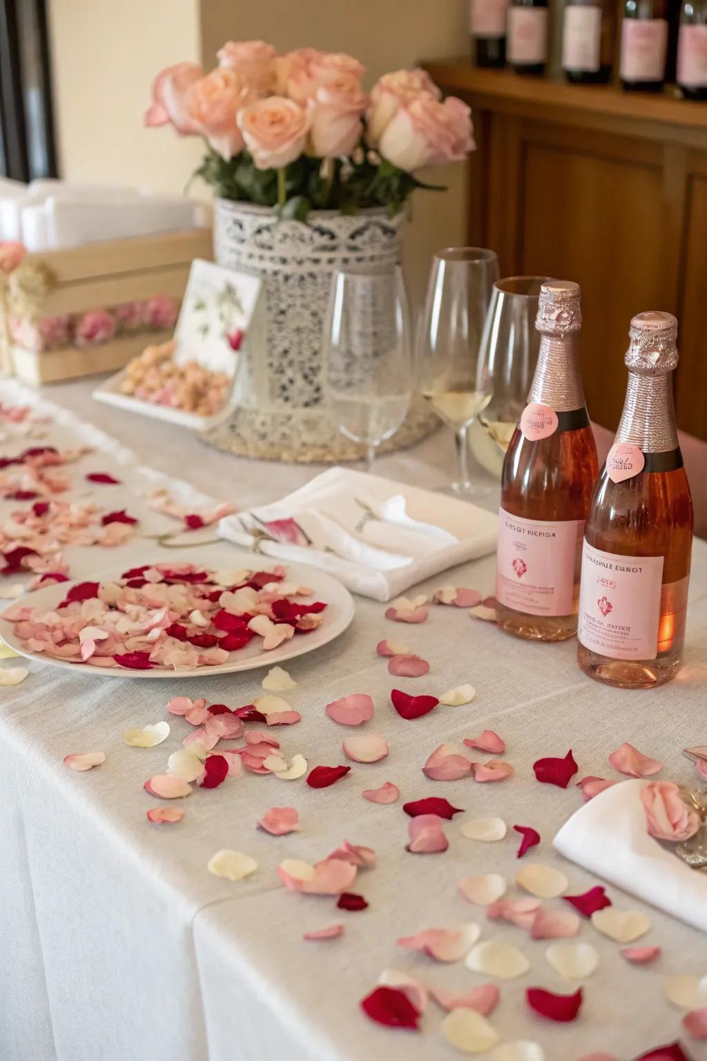 A Petals & Prosecco theme combines elegance with fun.