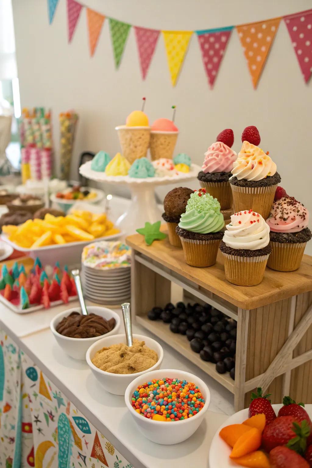 Indulge in sweetness with a DIY dessert bar for your birthday.