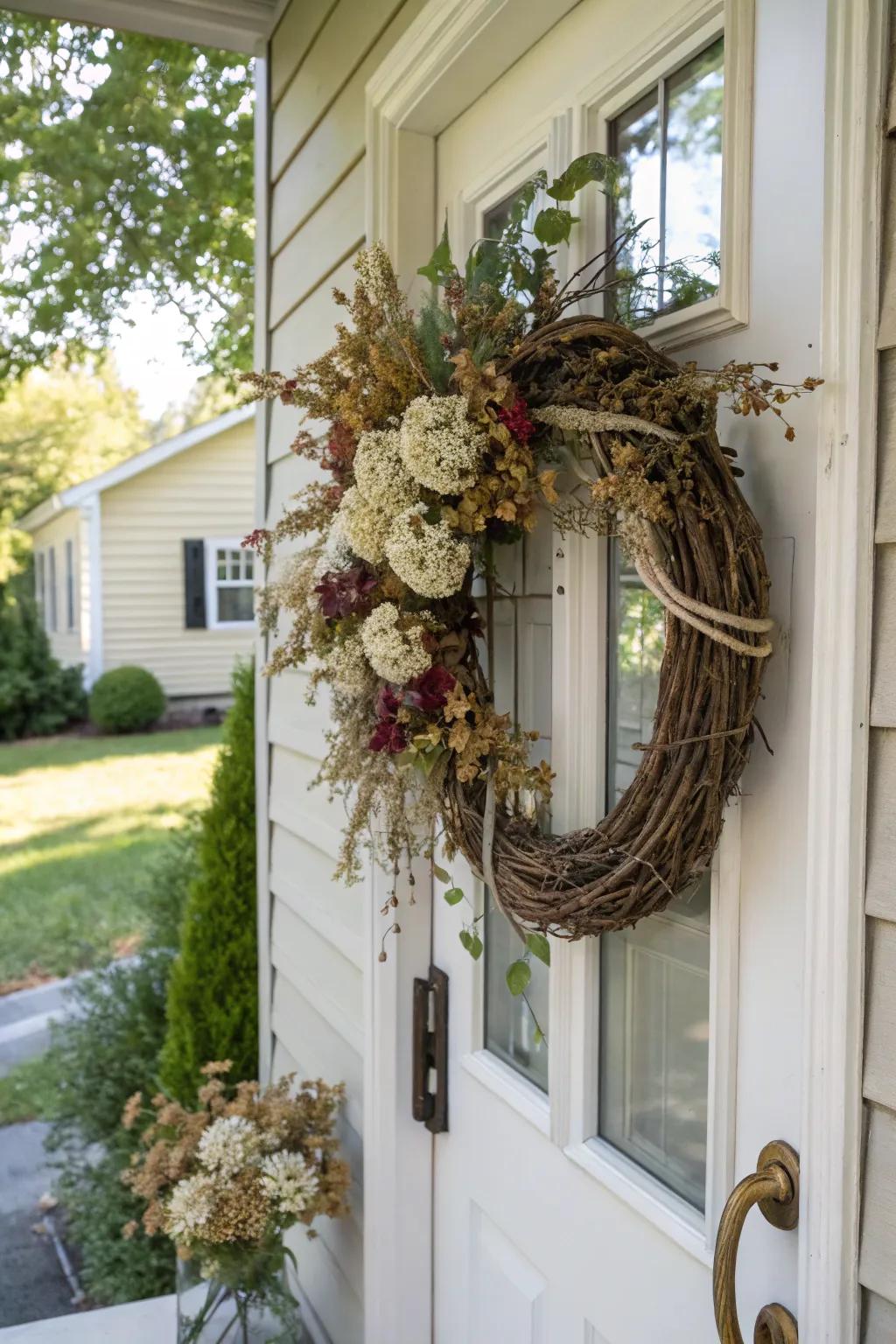 A delightful door prize wreath that spreads seasonal cheer.