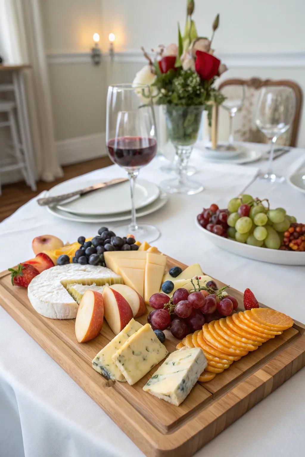 Serve in style with an elegant cheese board.