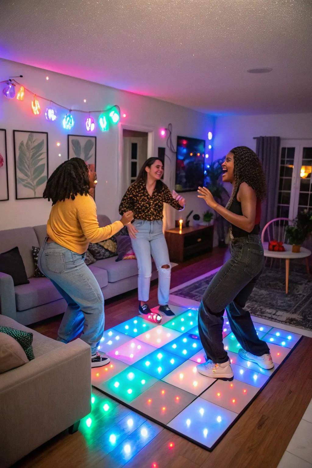 Dance the night away with a lively birthday dance party.