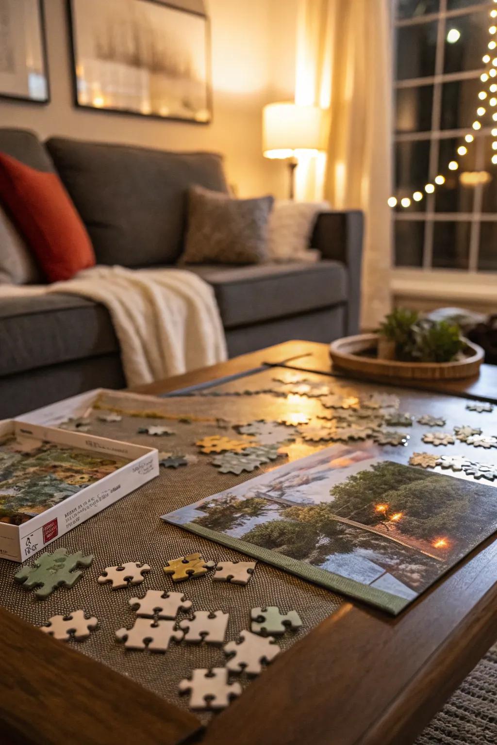 A custom puzzle offers a unique and engaging way to revisit memories.