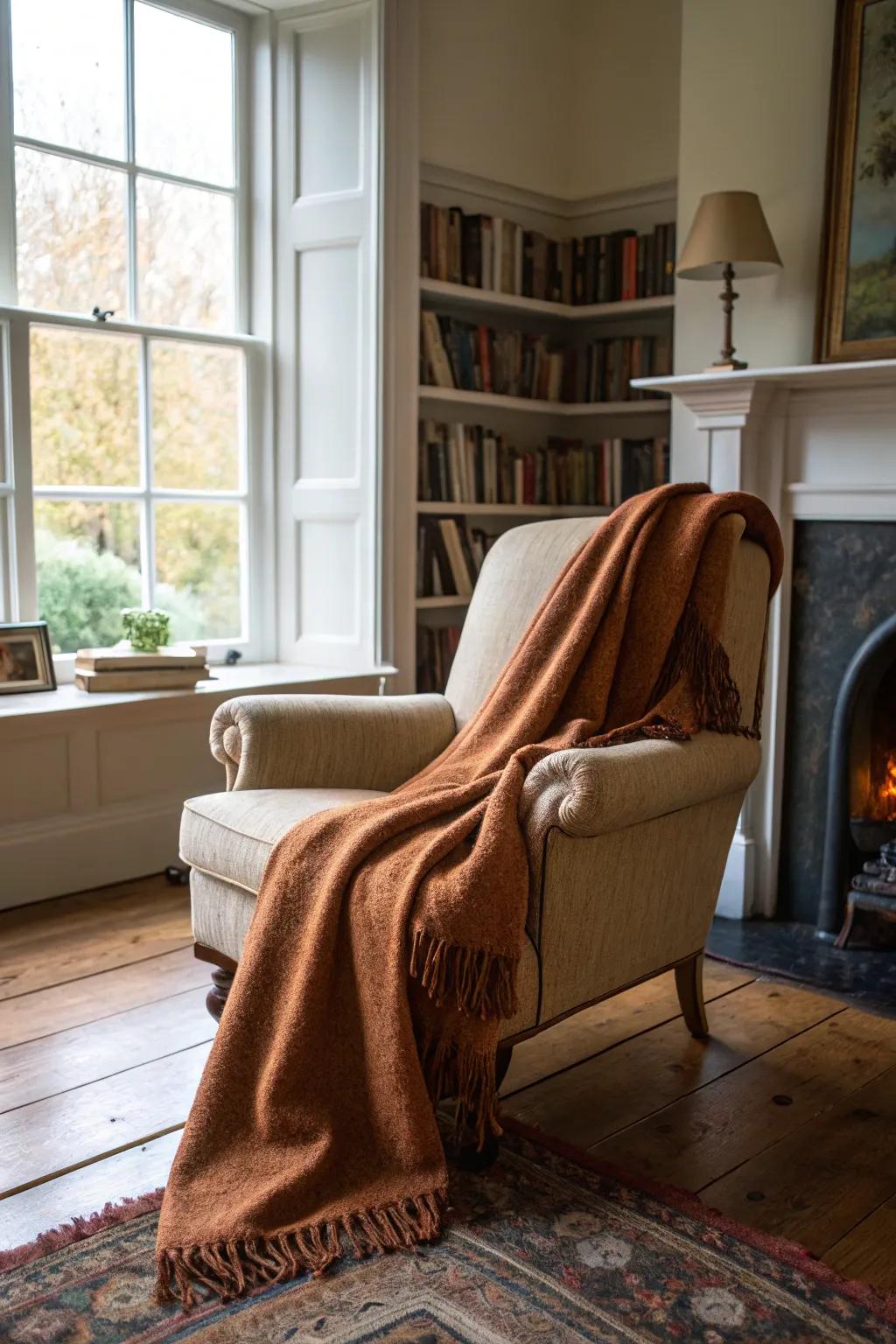 Irish wool throws provide warmth and style for any cozy corner.