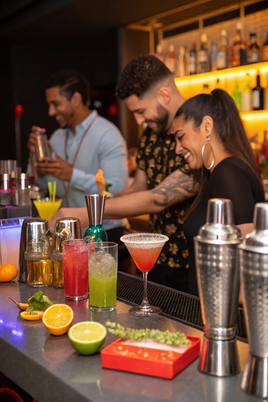 Shake things up with a fun and interactive cocktail class