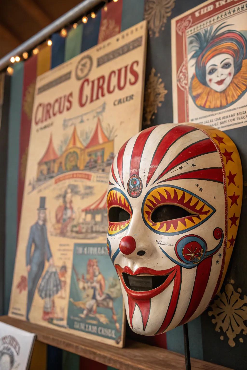 Vintage circus: A whimsical design inspired by the big top.