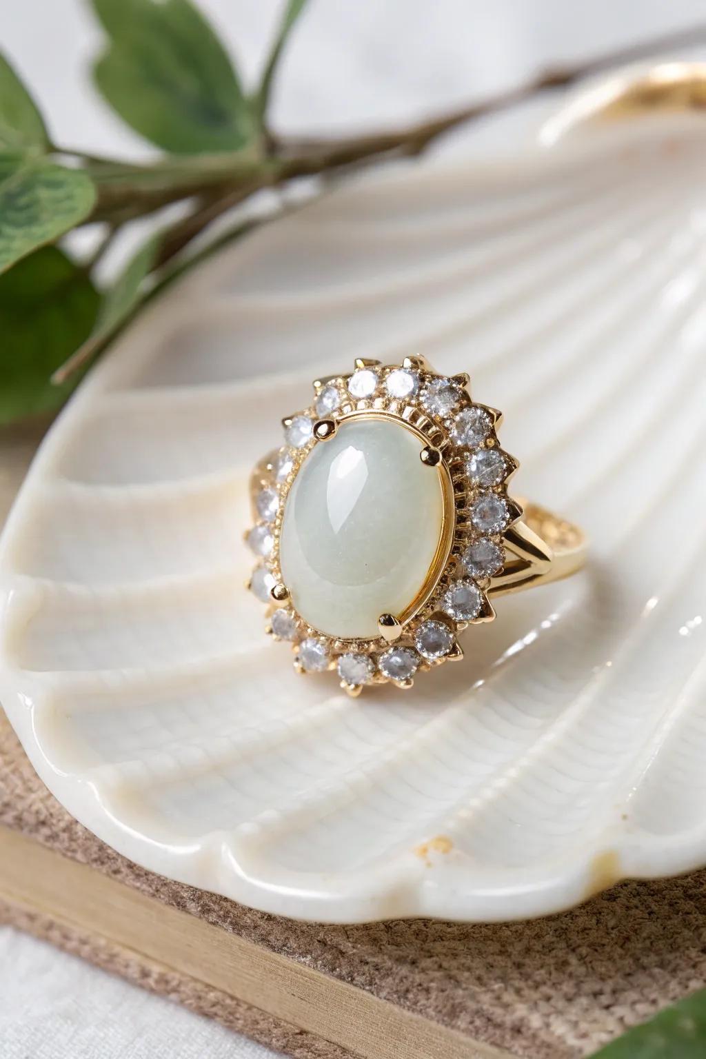 Celebrate your bond with porcelain cat's eye jewelry.