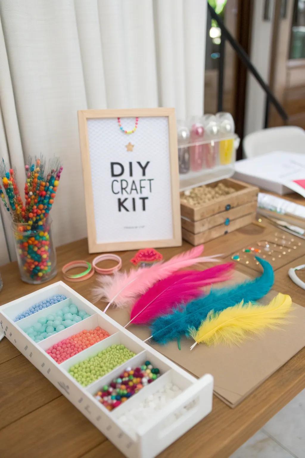 A DIY craft kit that inspires creativity and offers a rewarding experience.