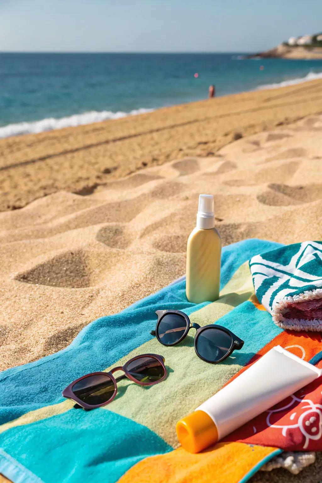 Beach essentials for fun in the sun.