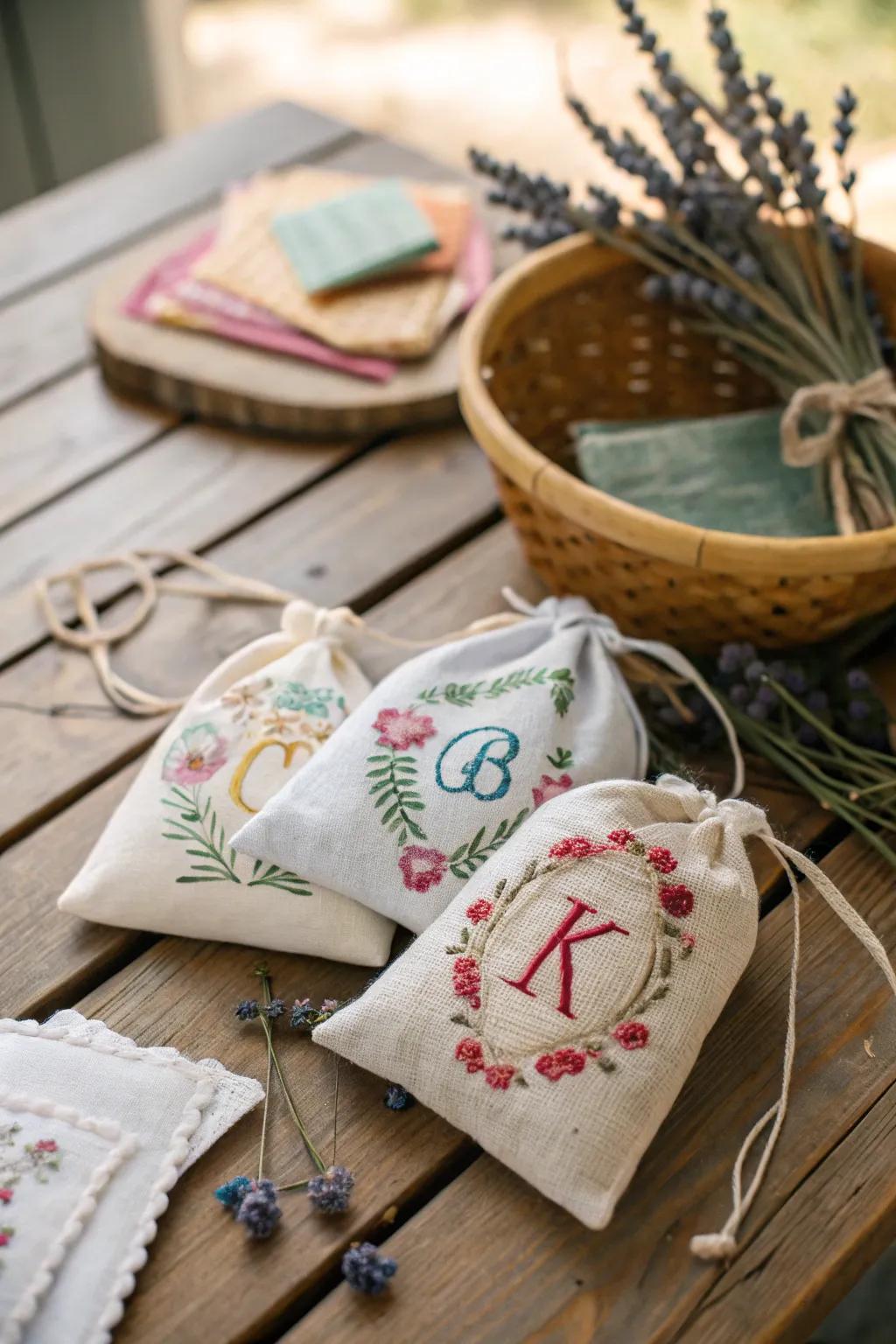 Scented sachets to infuse the home with natural fragrance.