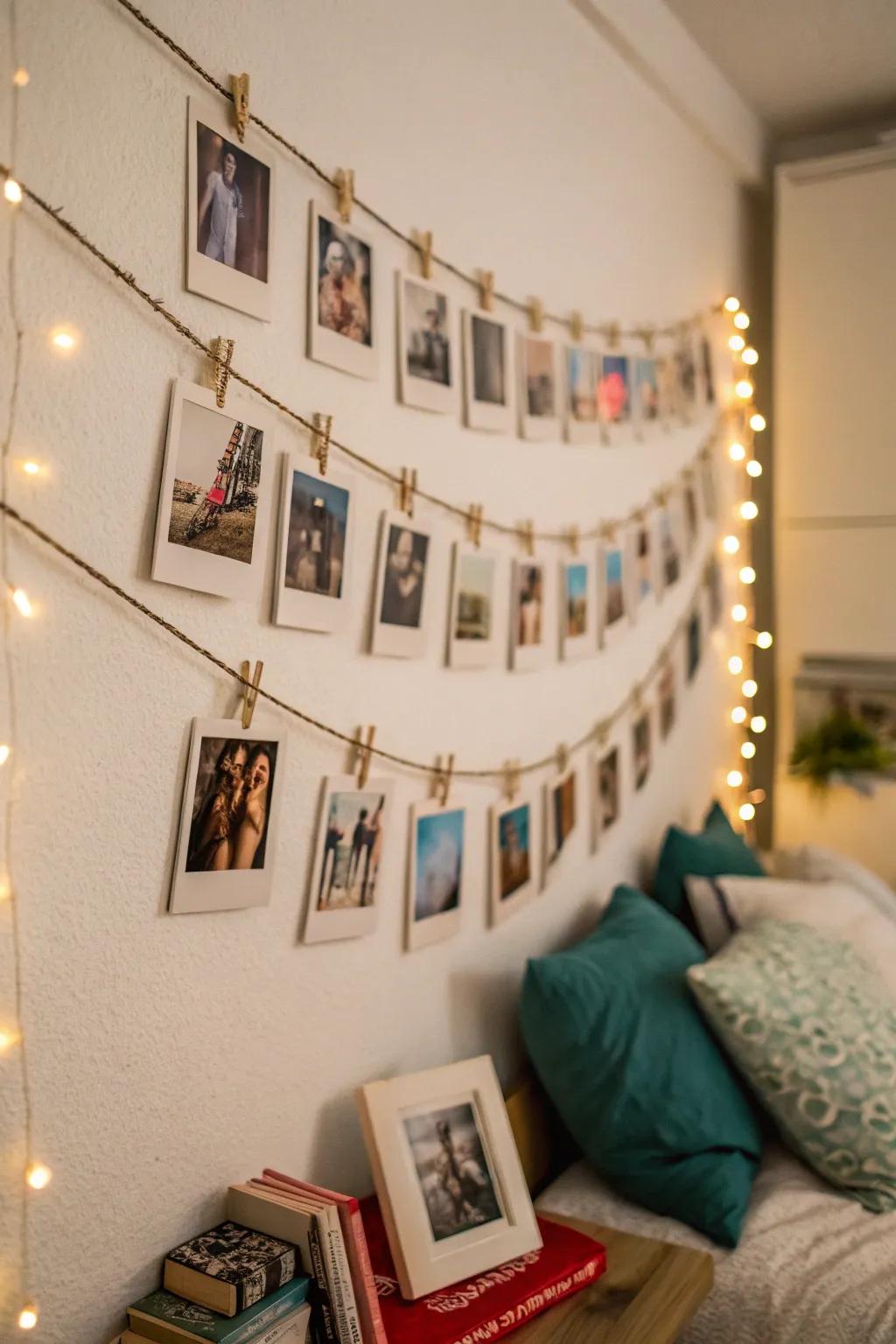 Capture candid moments with a DIY Polaroid frame.