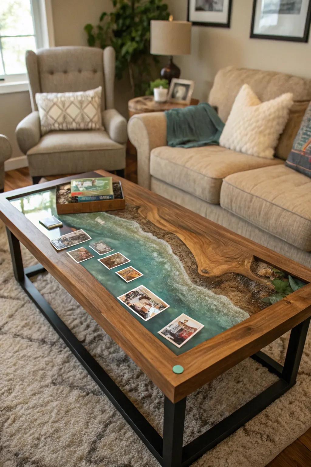 Keep memories close with personalized river tables.