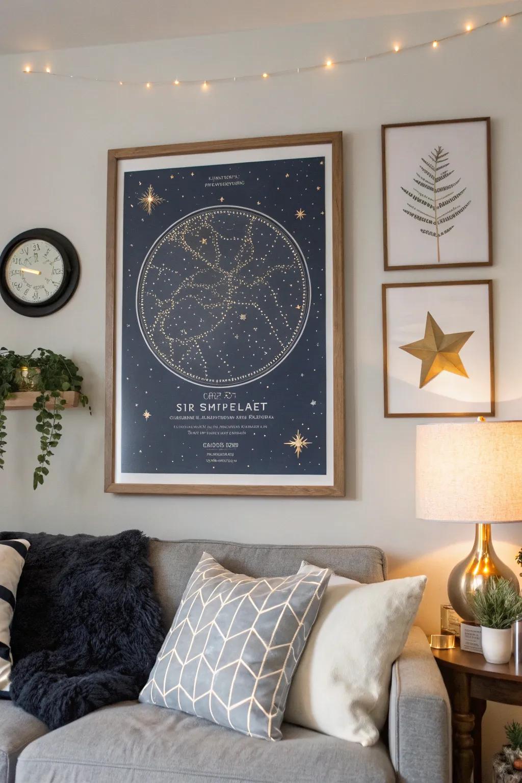 Celebrate your unique moment with a star map.