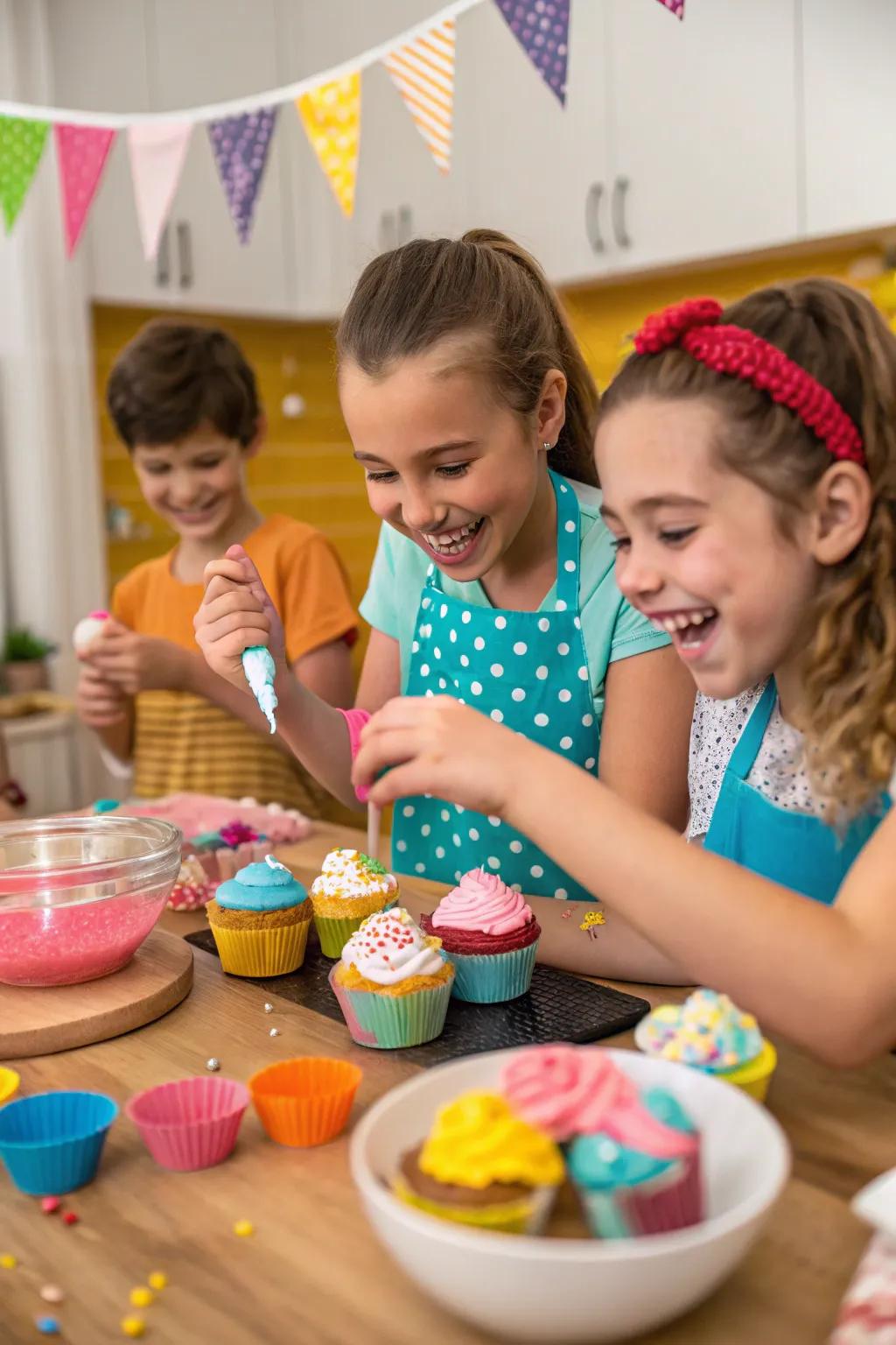 A bake-off party lets kids explore their culinary creativity in a fun and tasty way.