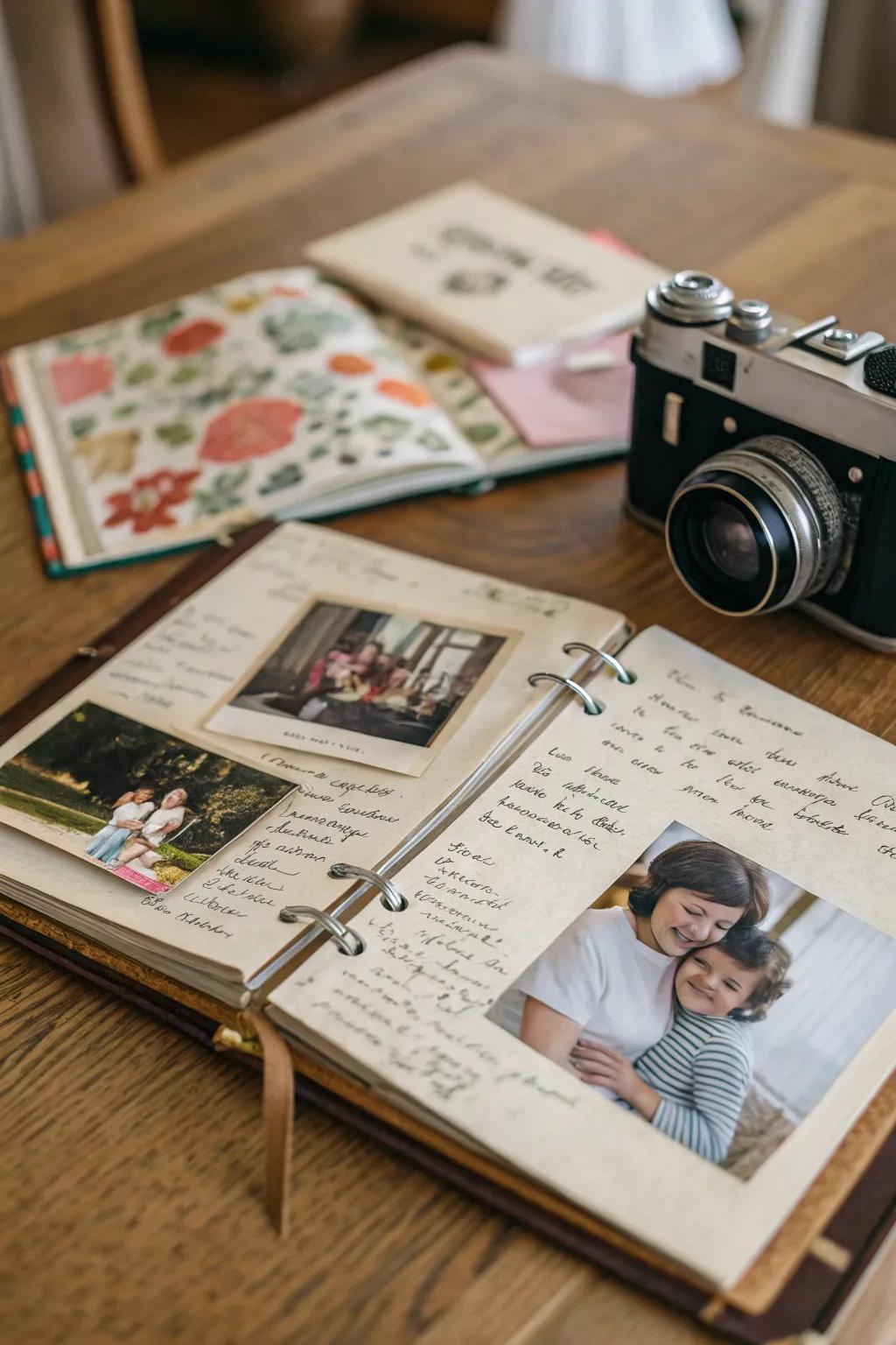 A memory book filled with personal moments is a priceless gift.