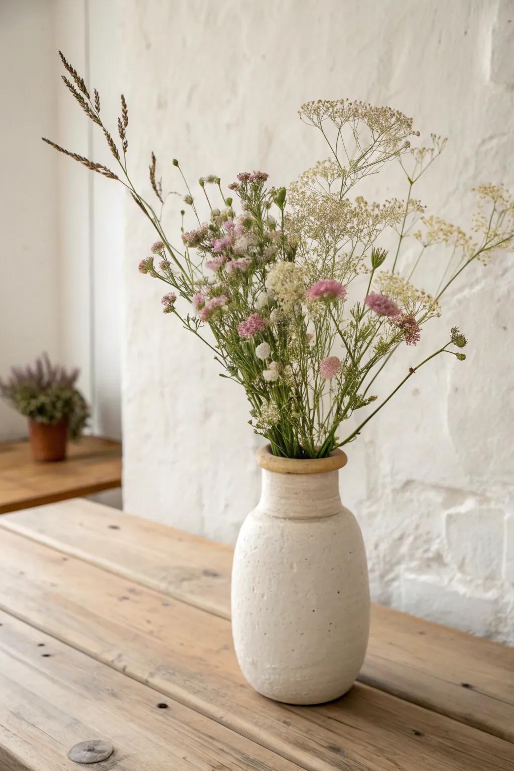 Embrace the tranquility of nature with this nature-inspired centerpiece, perfect for bringing a touch of the outdoors into your home.