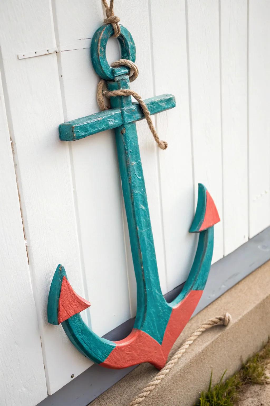Transform your space with vibrant anchor wall art, bringing the essence of summer into your home.
