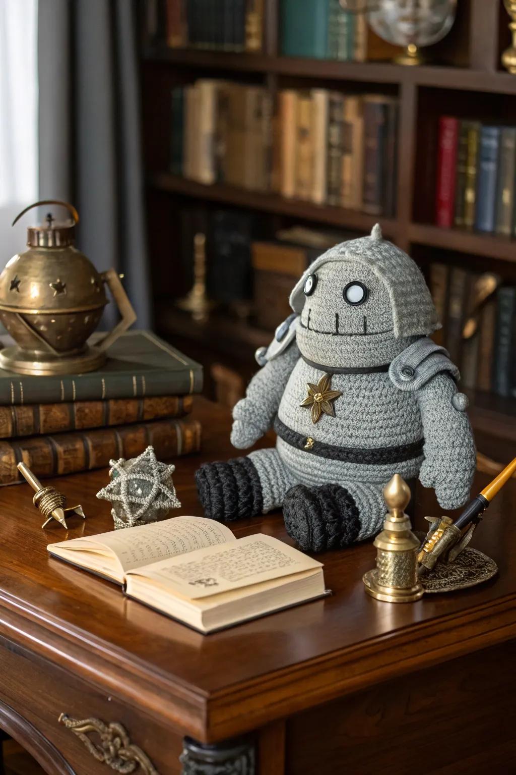 Capture the spirit of Alphonse Elric with this detailed crochet design.