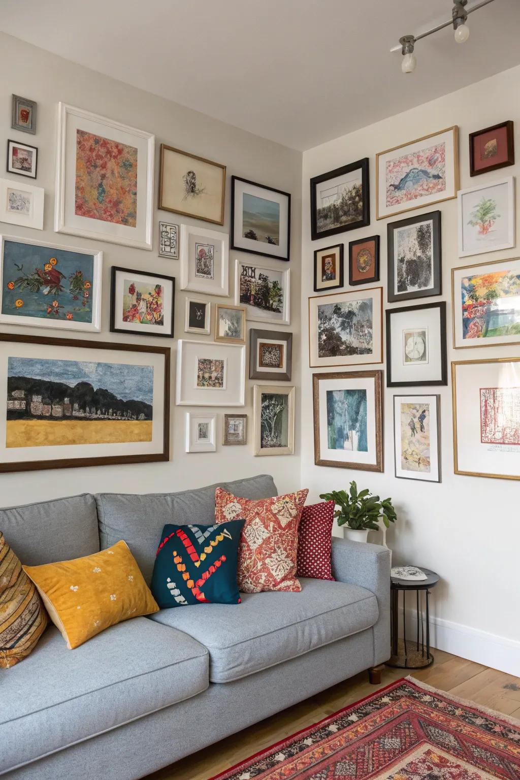 Tell your story through a personalized gallery wall.