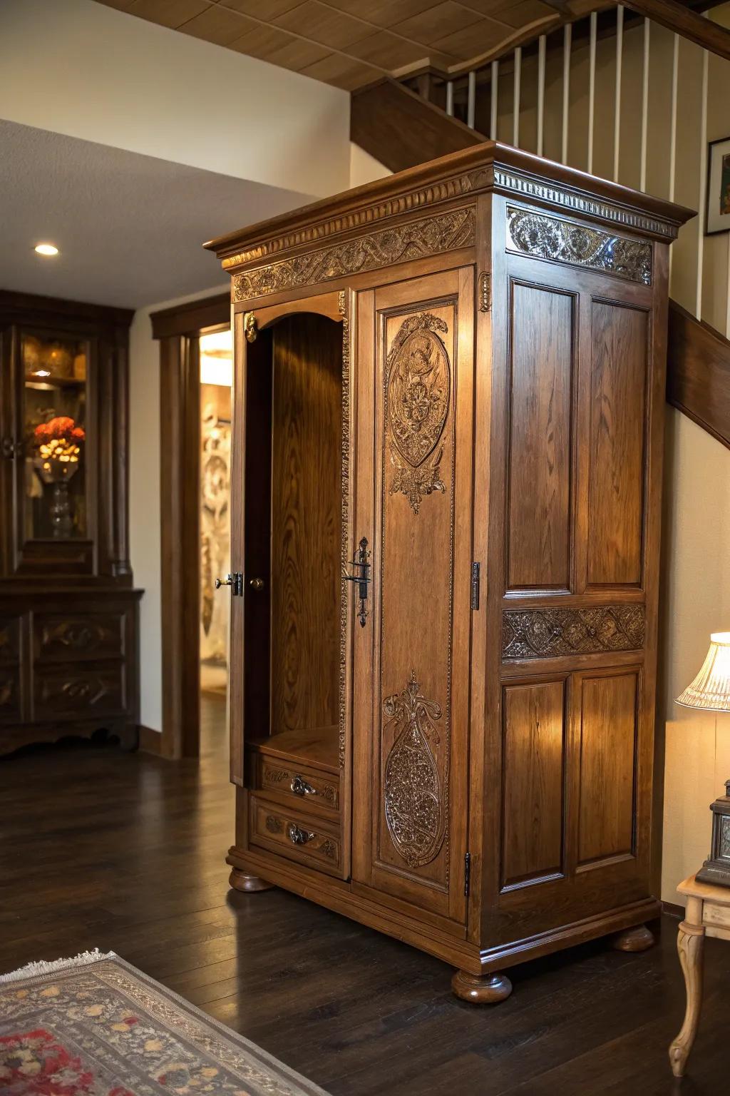 Unlock the magic with a hidden wardrobe passage – where fantasy meets craftsmanship.