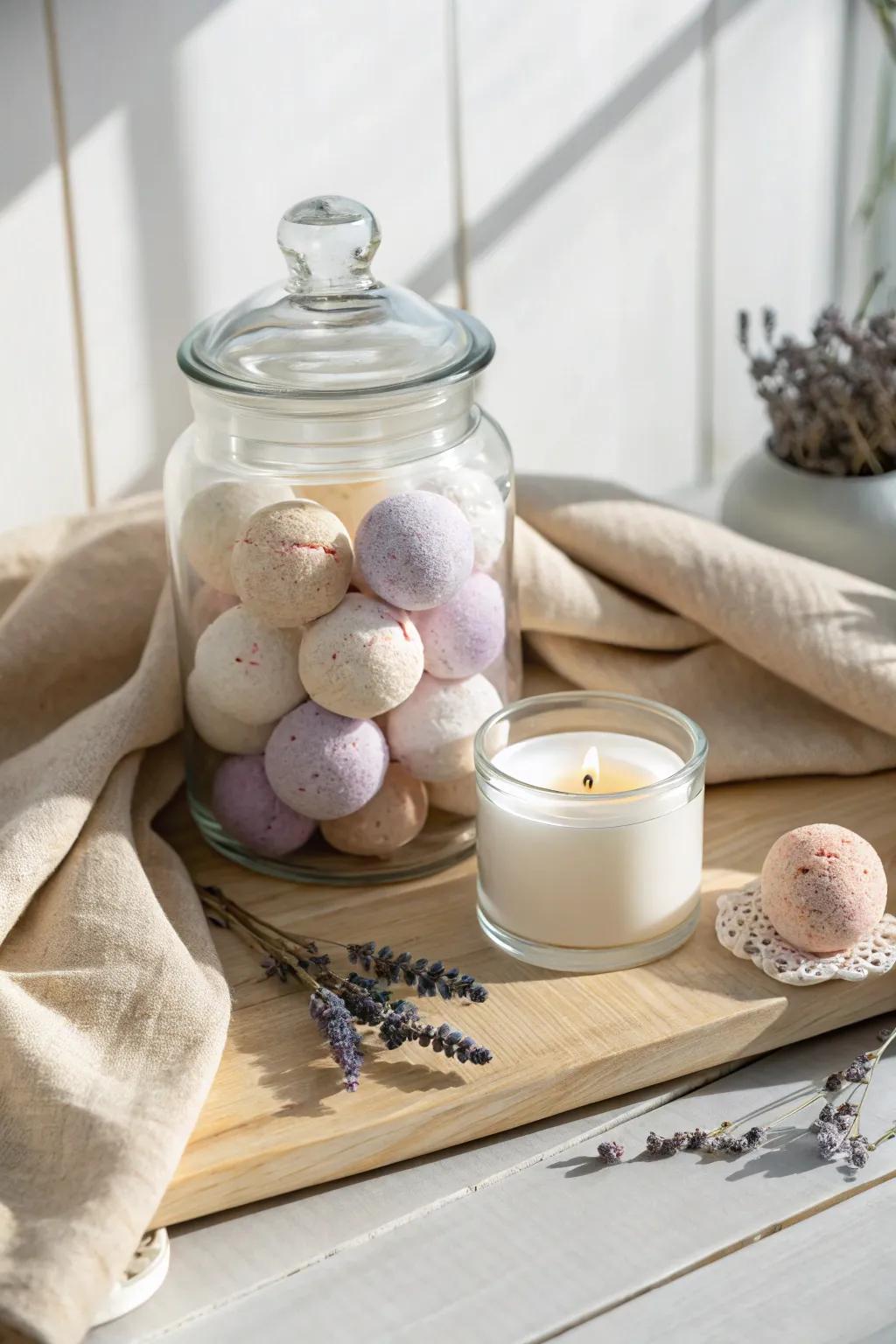 Transform your friend's day with a Mini Spa Jar — the perfect blend of relaxation and minimalist charm.