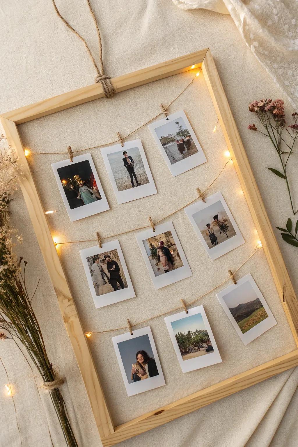 Cherish your journey with a Memory Lane Montage: a minimalist masterpiece of friendship moments.