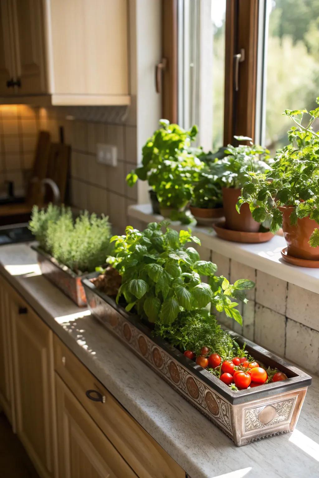 Window boxes bring a touch of nature right to your window.