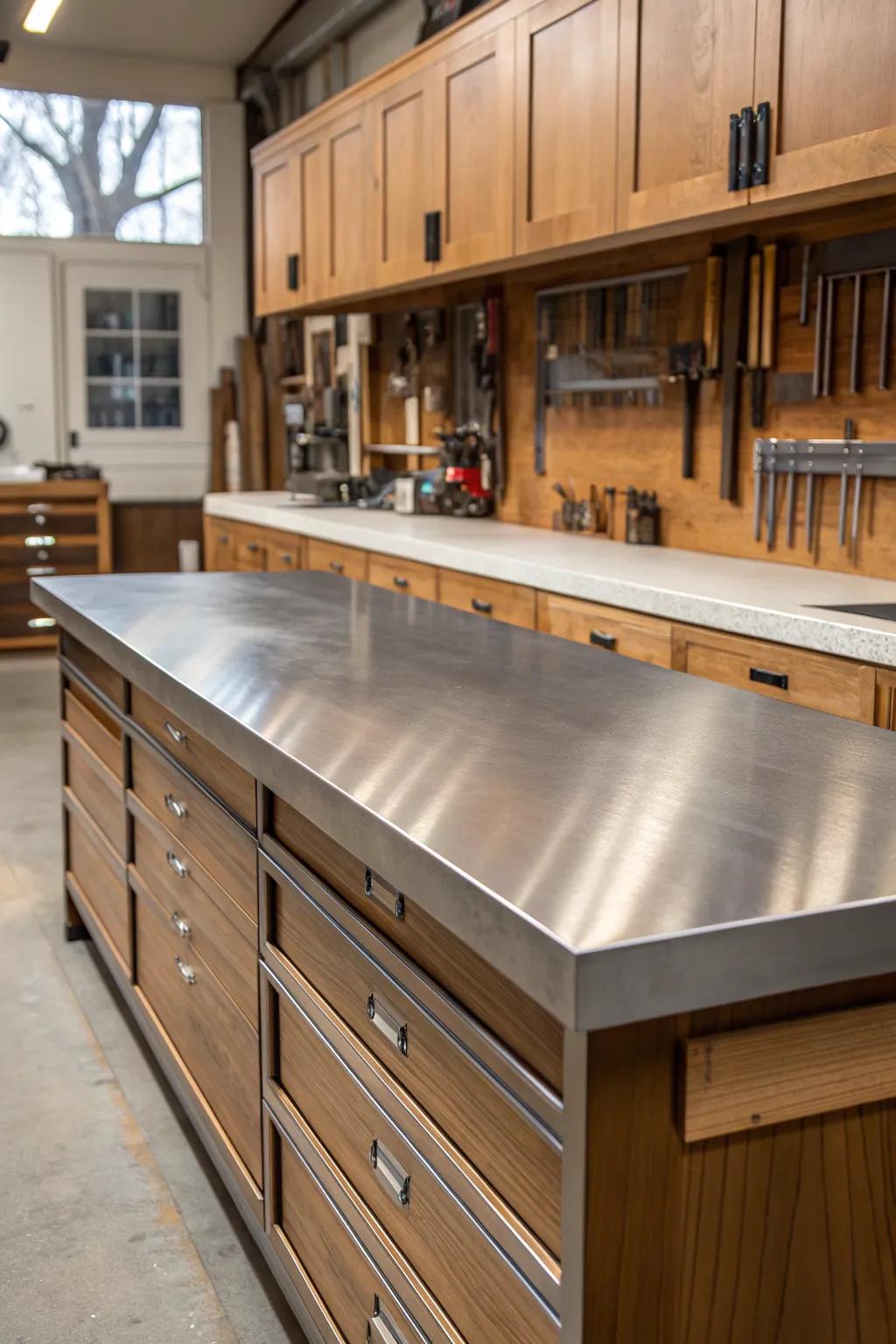 Stainless Steel: Where Industrial Meets Elegance. Perfect for projects that prioritize hygiene and durability.