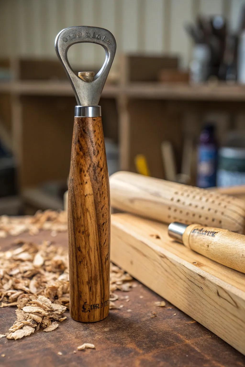 Crafted from the past, perfect for the present – a unique twist on bottle openers.