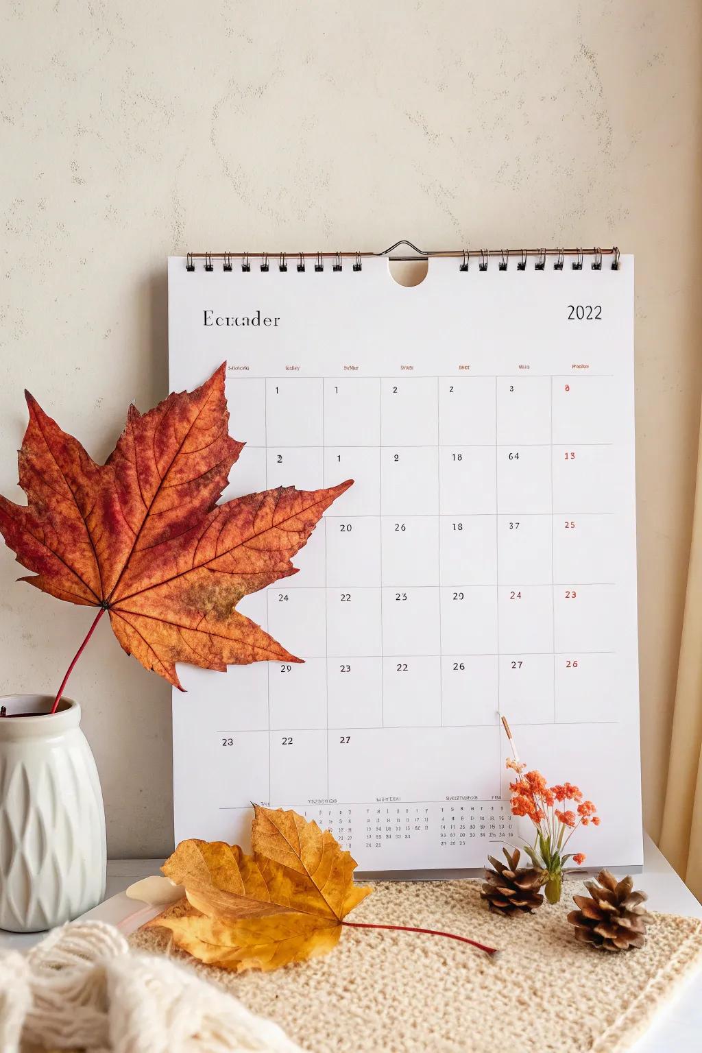 Embrace the seasons with a touch of natural beauty and minimalist charm.