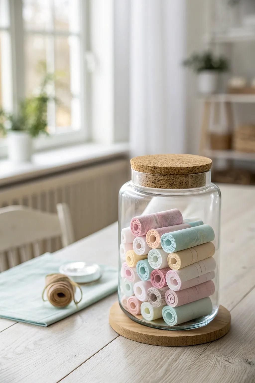 Transform chores into a delightful game with this elegant Chore Roulette jar. 🎲✨