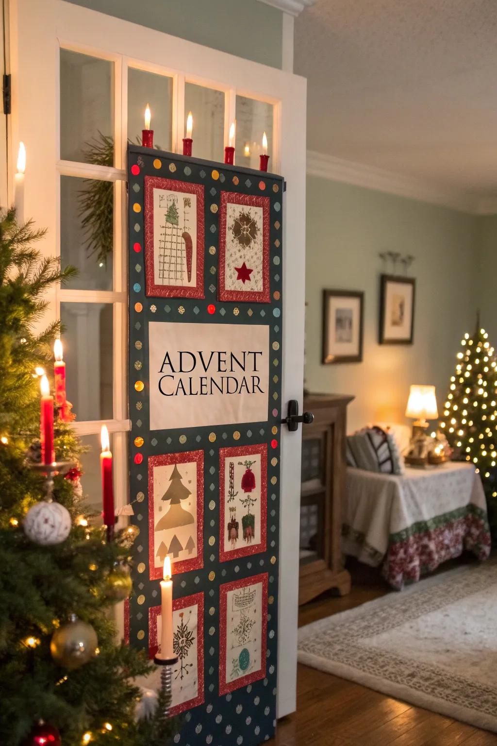 An Advent calendar filled with scripture helps keep the focus on Christ.