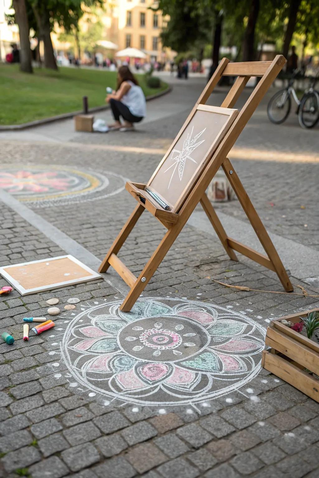 Step into a world where creativity meets community—add your own touch to this evolving street masterpiece!
