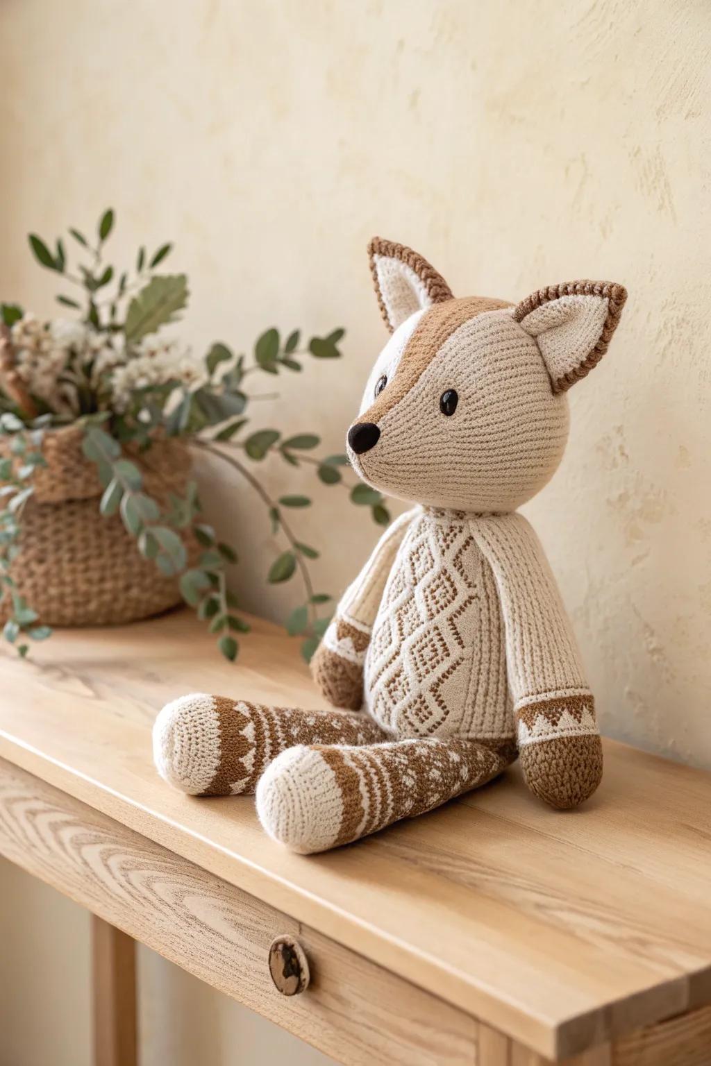 Embrace the charm of handcrafted knitted toys – where nostalgia meets modern minimalism.
