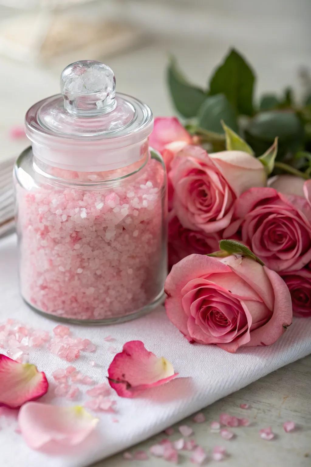 Luxurious bath salts made with love and natural ingredients.