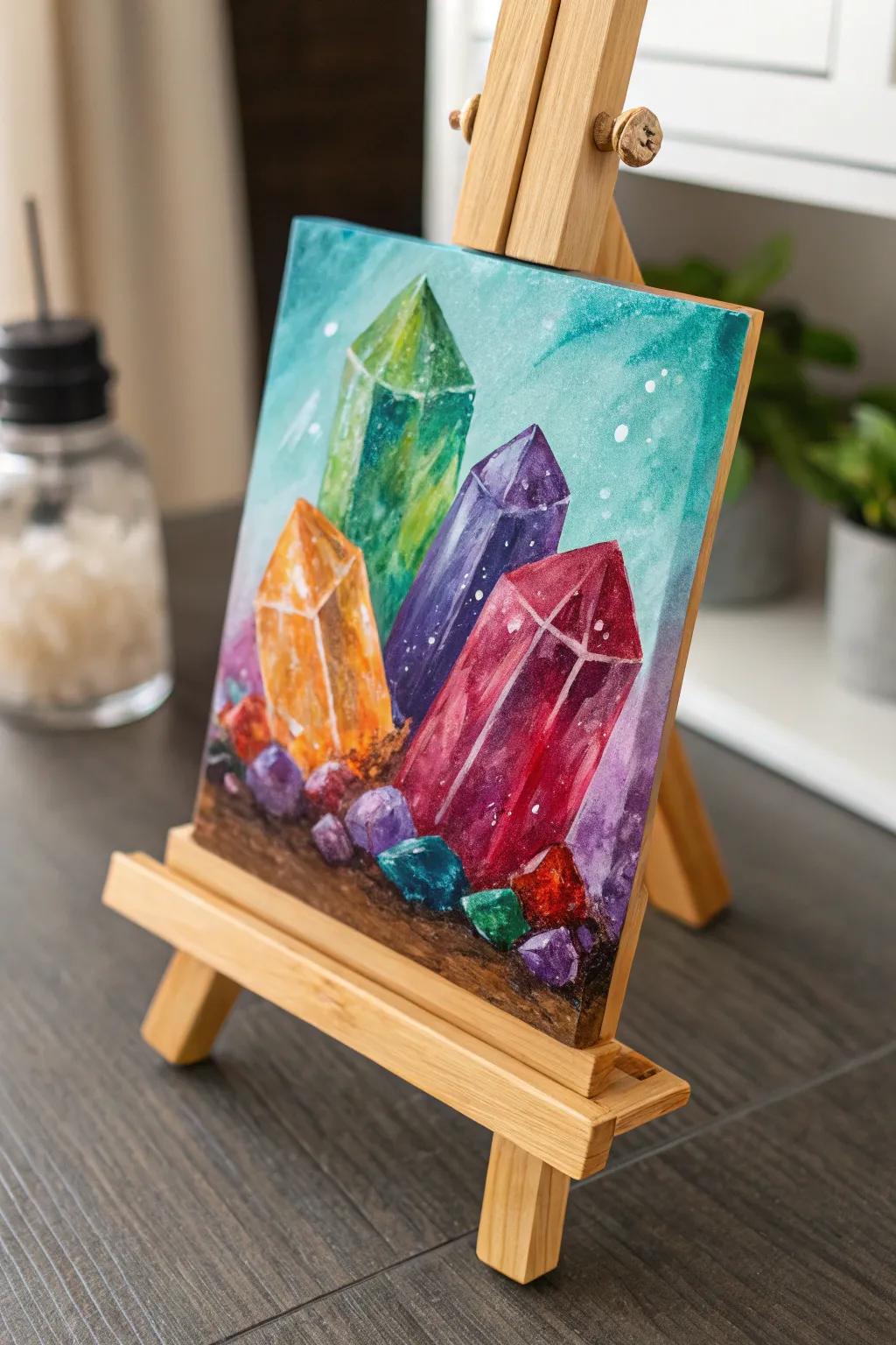 Colorful crystal designs bring a touch of sparkle and magic to your space.