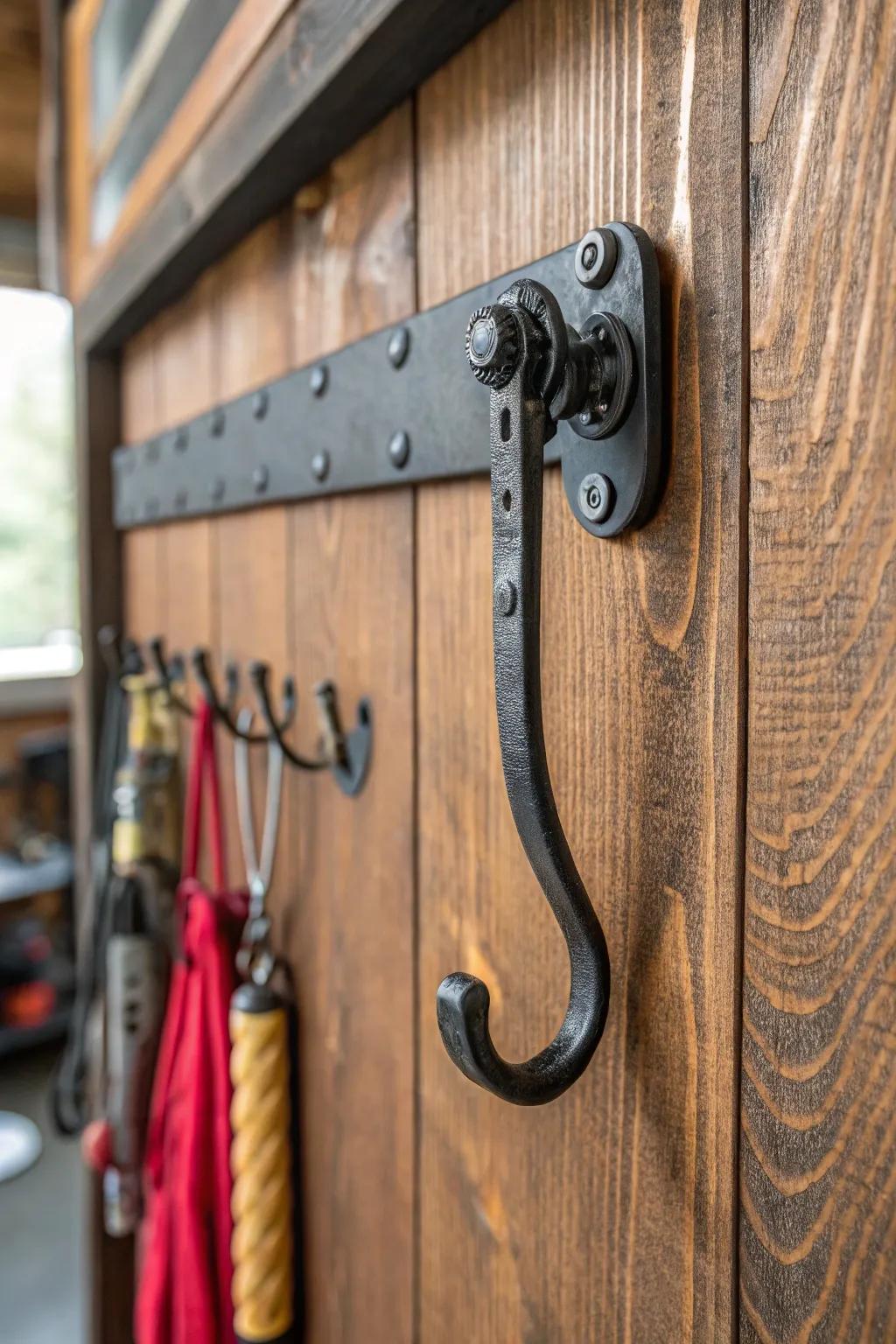 Transform your garage with stylish, budget-friendly hooks that showcase craftsmanship and utility.
