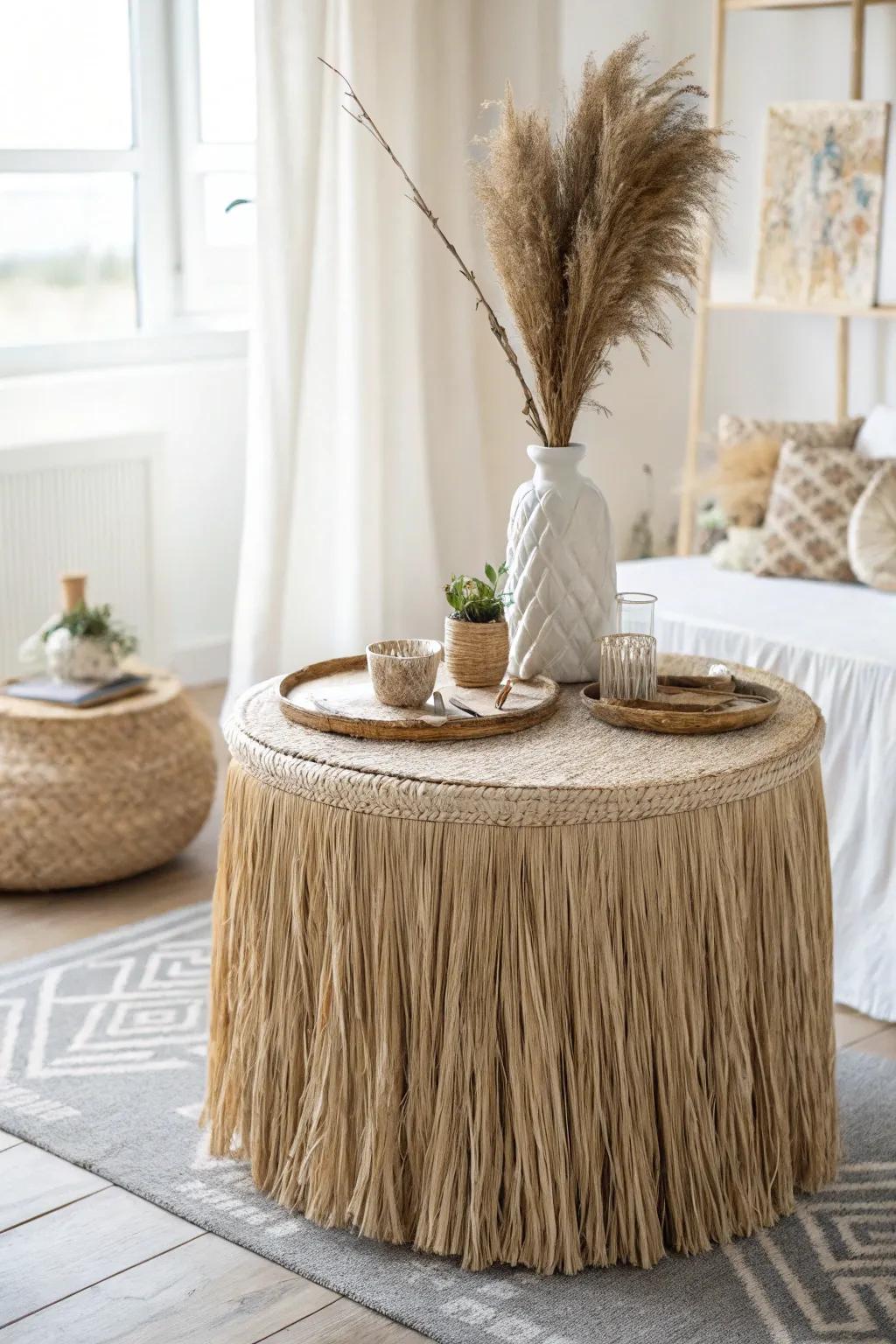 Elevate your island vibes with a touch of craft and simplicity. 🌿 #DIYHawaiianParty #MinimalistBoho