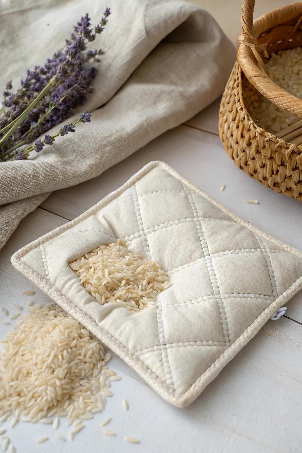 Cozy up with a touch of creativity: Transform your old shirts into charming DIY heating pads.