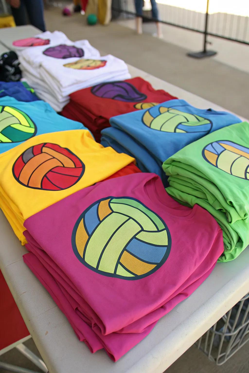 Make your team stand out with custom-designed t-shirts.